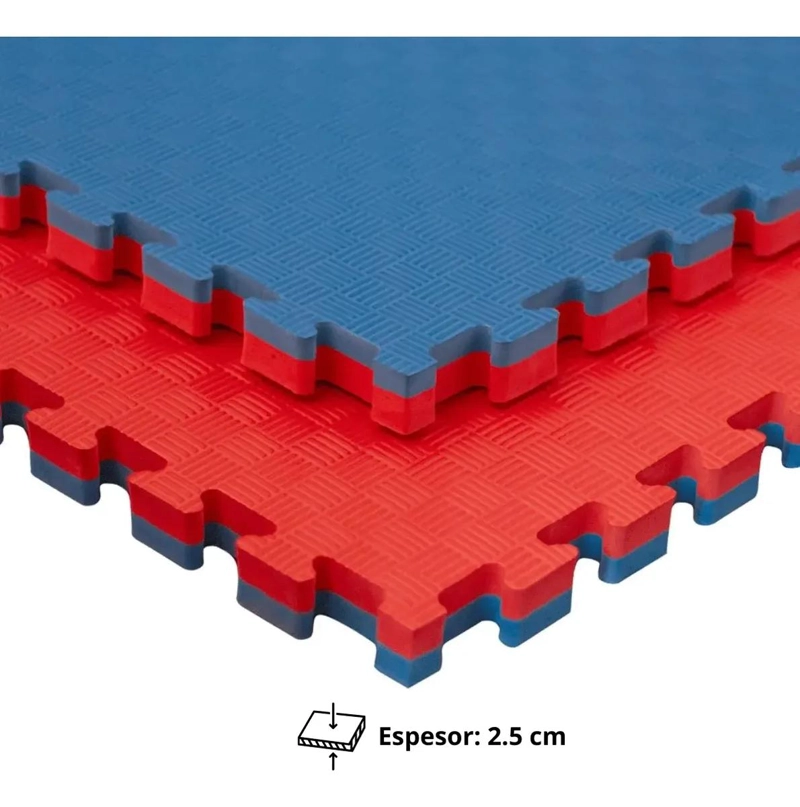 TATAMI DE GOMA EVA ENCASTRABLE PARA PISO 100X100X2.5 CM - 3