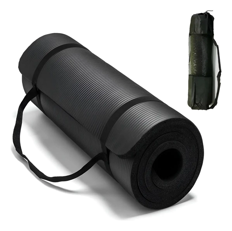 COLCHONETA DE YOGA DEPORTIVA DE 15MM CON CORREA Y BOLSO DE TRANSPORTE - 1