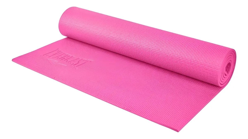 COLCHONETA PARA YOGA Y EJERCICIOS DE 6MM DE GROSOR COLOR ROSA - 1