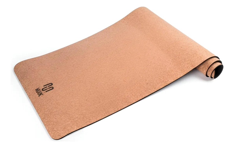 TAPETE DE YOGA ANTIDESLIZANTE DE CORCHO NATURAL PARA EJERCICIO - 1