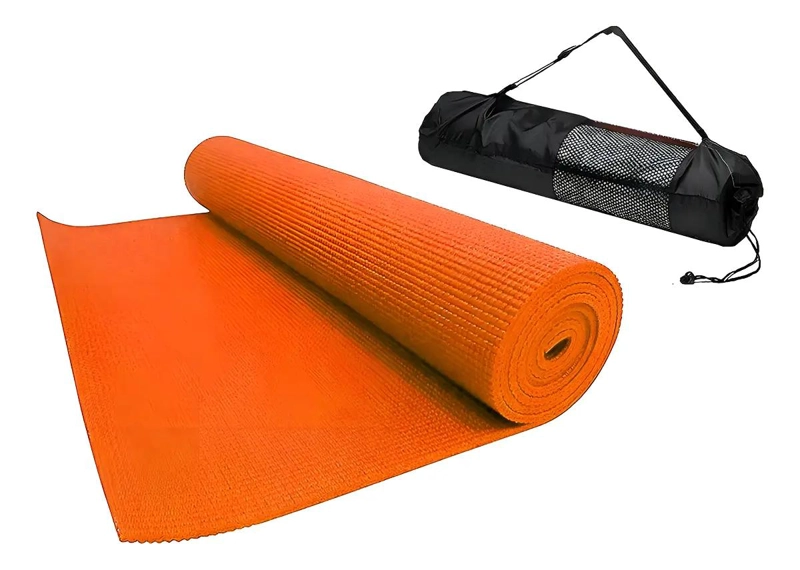 COLCHONETA PARA YOGA Y PILATES DE PVC DE 4MM CON BOLSA DE TRANSPORTE - 1