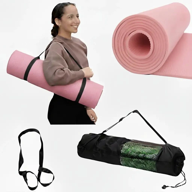 COLCHONETA DE YOGA ANTIDESLIZANTE DE 10MM PARA PILATES Y FITNESS - 1