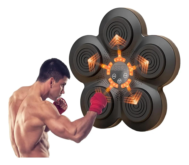 MAQUINA DE BOXEO CON SACO DE PARED Y FUNCION MUSICAL PARA ENTRENAMIENTO - 4