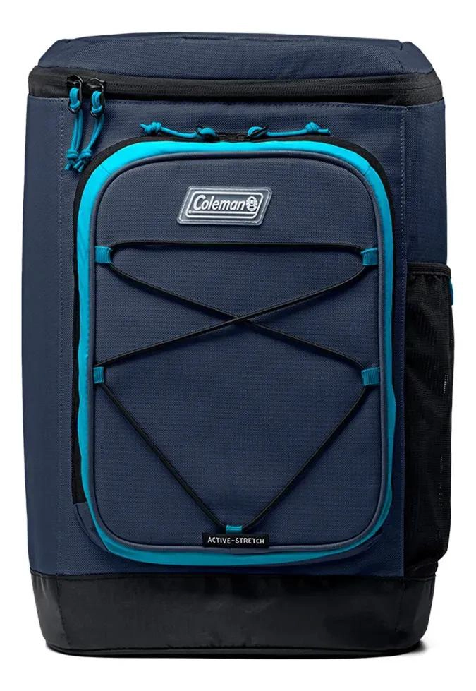 MOCHILA COOLER PARA CAMPING CON CAPACIDAD DE 30 LATAS EN COLOR AZUL - 3
