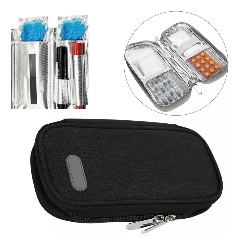 ESTUCHE PORTATIL PARA INSULINA CON FUNCION ENFRIADORA PARA VIAJE - 2