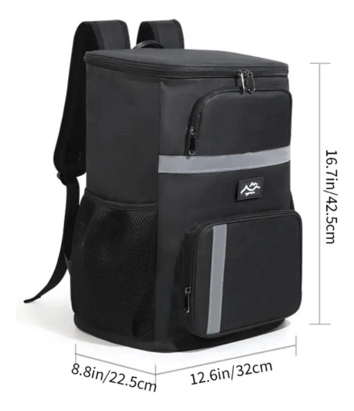 BOLSO COOLER PORTATIL MOCHILA HIELERA IMPERMEABLE CAPACIDAD 30L - 2