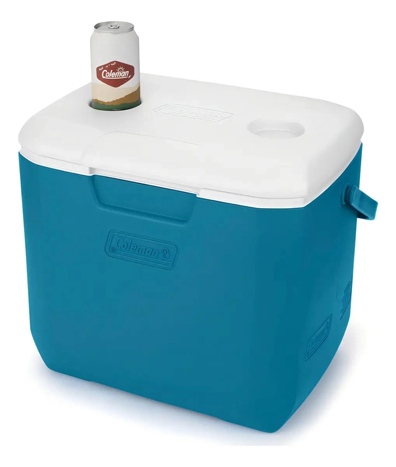 HIELERA PORTATIL PARA EXCURSION CON CAPACIDAD PARA 25 LATAS Y ASA COMODA - 2