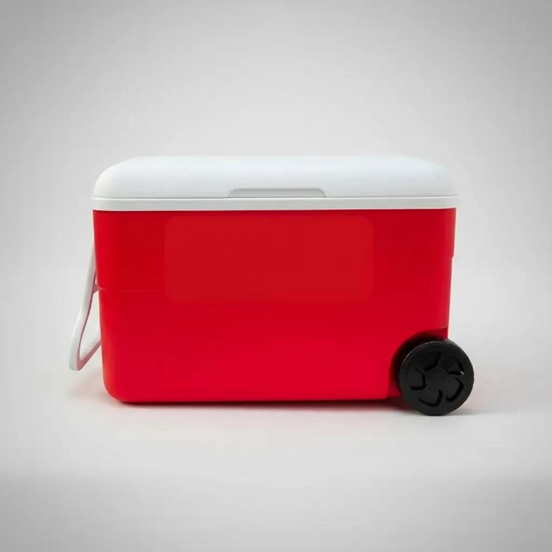 NEVERA RIGIDA CON RUEDAS CAPACIDAD 50 LITROS PARA TRANSPORTE FACIL - 2