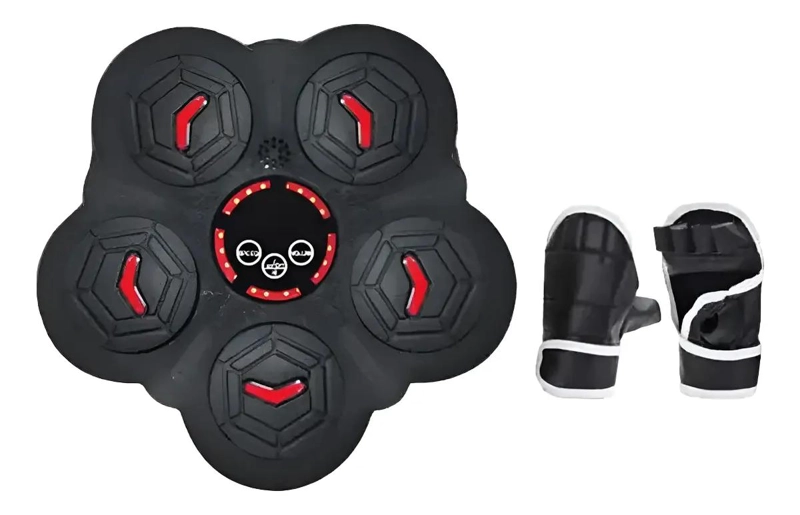 MAQUINA DE BOXEO CON LUCES Y CONEXION BLUETOOTH PARA MUSICA - 5