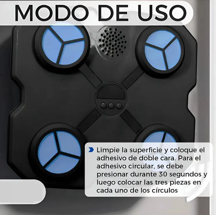 MAQUINA DE BOXEO CON LUCES Y CONEXION BLUETOOTH PARA NIÑOS - 5