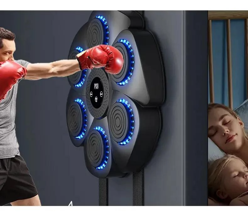 MAQUINA DE BOXEO ELECTRONICA CON MUSICA Y 9 NIVELES AJUSTABLES - 2