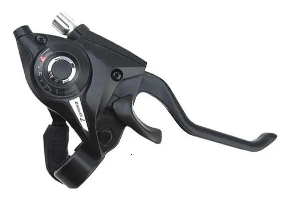 MANILLAS PARA BICICLETA CON FRENO Y CAMBIO 3X7 VELOCIDADES - 4