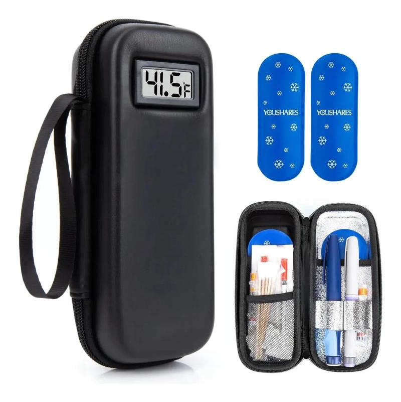 BOLSA DE VIAJE CON COMPARTIMENTO ENFRIADOR Y TERMOMETRO INTEGRADO - 1