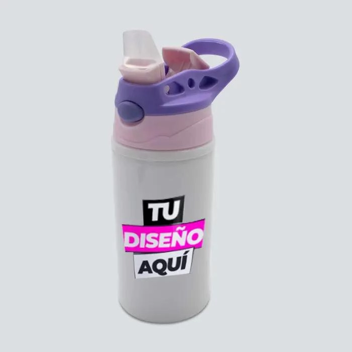 TERMO DE ALUMINIO PARA NIÑOS CON CAPACIDAD DE 500 ML - 1