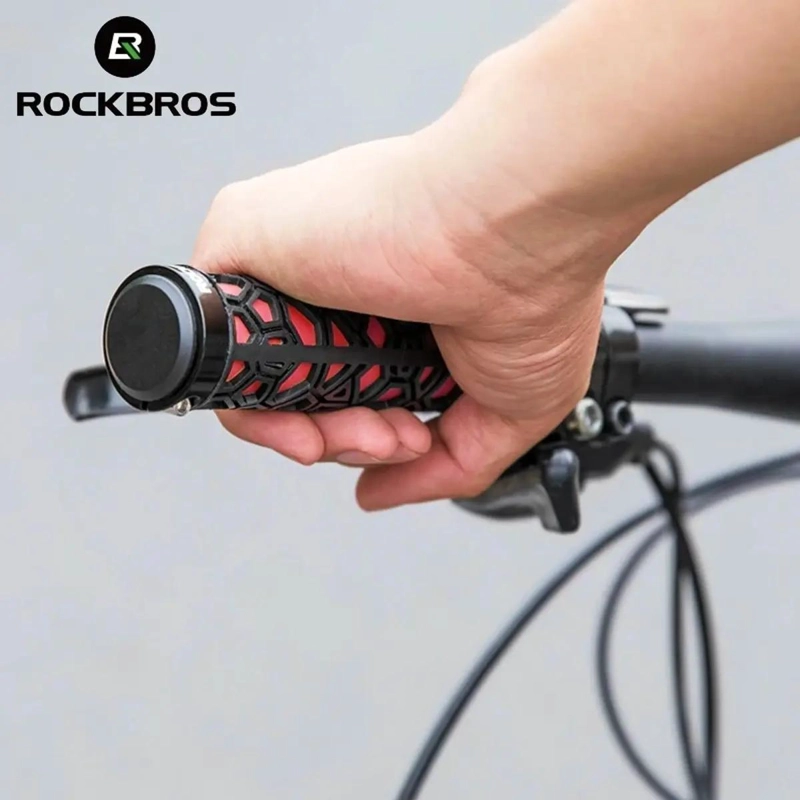PUÑOS PARA BICICLETA CON GOMA AMORTIGUADORA Y DISEÑO ANTIDESLIZANTE - 1