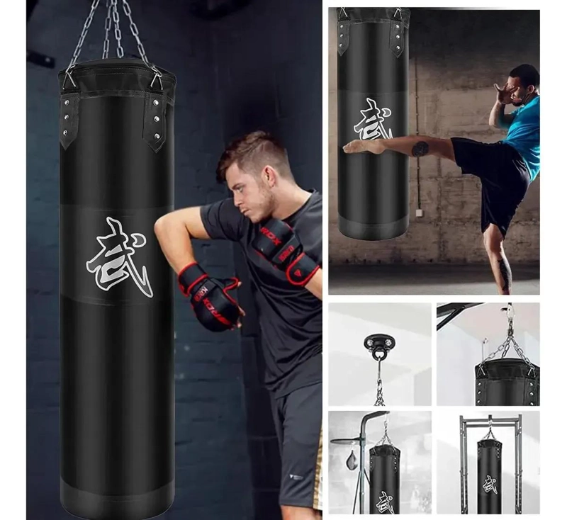 SACO DE BOXEO VACIO CON CADENAS PARA ENTRENAMIENTO PROFESIONAL - 2