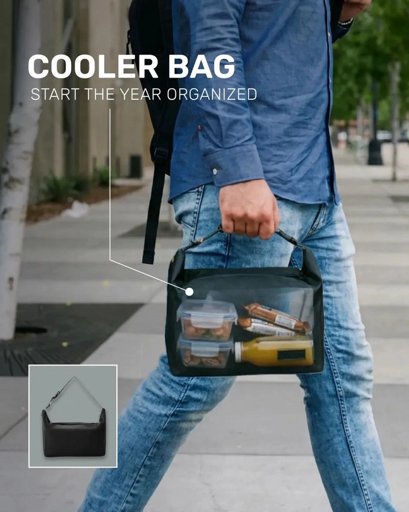 BOLSO TE RMICO PORTATIL PARA ALIMENTOS Y BEBIDAS COLOR NEGRO - 2