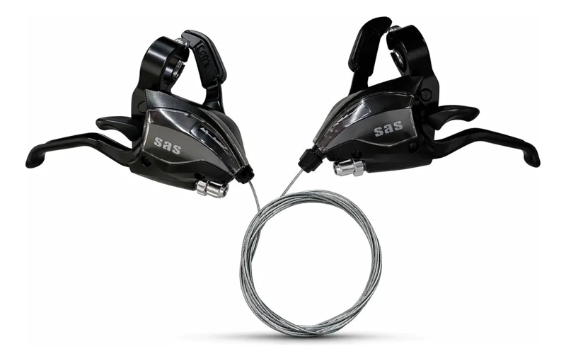 MANILLA PARA BICICLETA CON FRENO Y CAMBIO INTEGRADO PARA MTB - 5