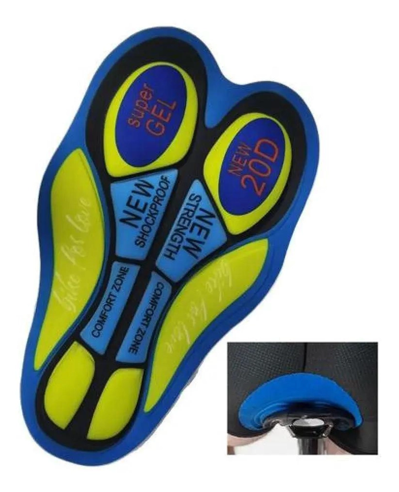 ALMOHADILLA DE GEL ACOLCHADA PARA CICLISMO TRANSPIRABLE 20D - 1