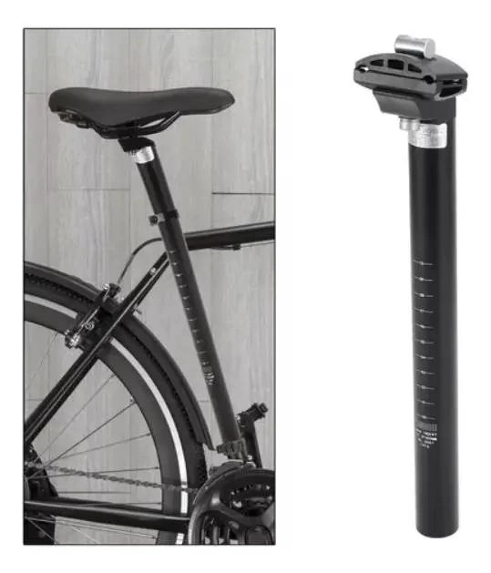 TUBO POSTE PARA ASIENTO DE BICICLETA MTB CON ABRAZADERA 28.6X300MM - 1