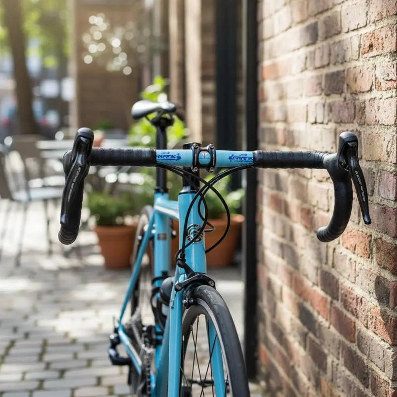 MANUBRIO BULLHORN PARA BICICLETA FIXIE CON DIAMETRO 25.4 MM - 2