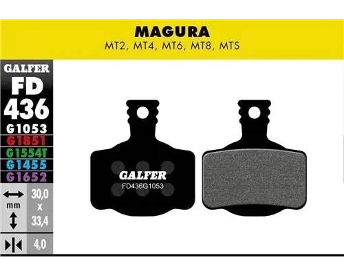 PASTILLAS DE FRENO ESTANDAR PARA BICICLETAS CON SISTEMA MAGURA MT2 MT4 MT6 MT8 - 1