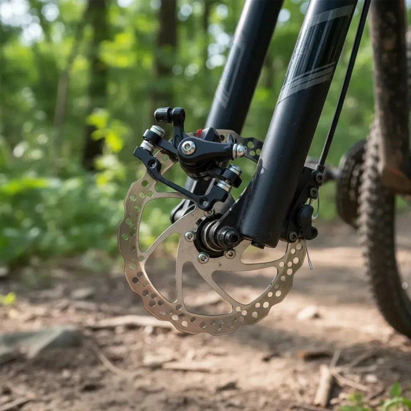 CALIPER DE FRENO MECANICO PARA BICICLETA CON DISCO DELANTERO Y TRASERO - 2