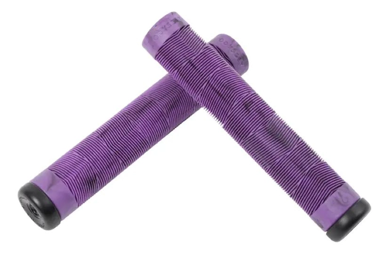 GRIPS PARA BMX DE 165MM CON DISEÑO MORADO SWIRL - 2