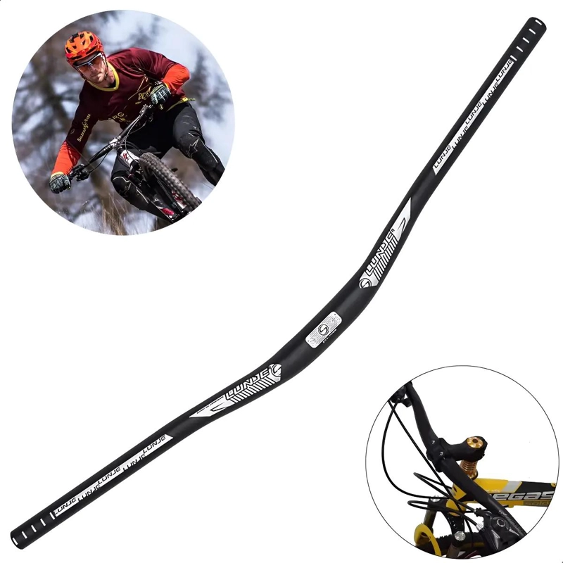 MANILLAR RISER DE ALUMINIO PARA BICICLETA DE MONTAÑA 31.8 MM 80 CM - 1