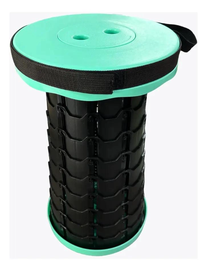 TABURETE PLEGABLE PORTATIL CON ALTURA AJUSTABLE PARA MULTIPLES USOS - 1