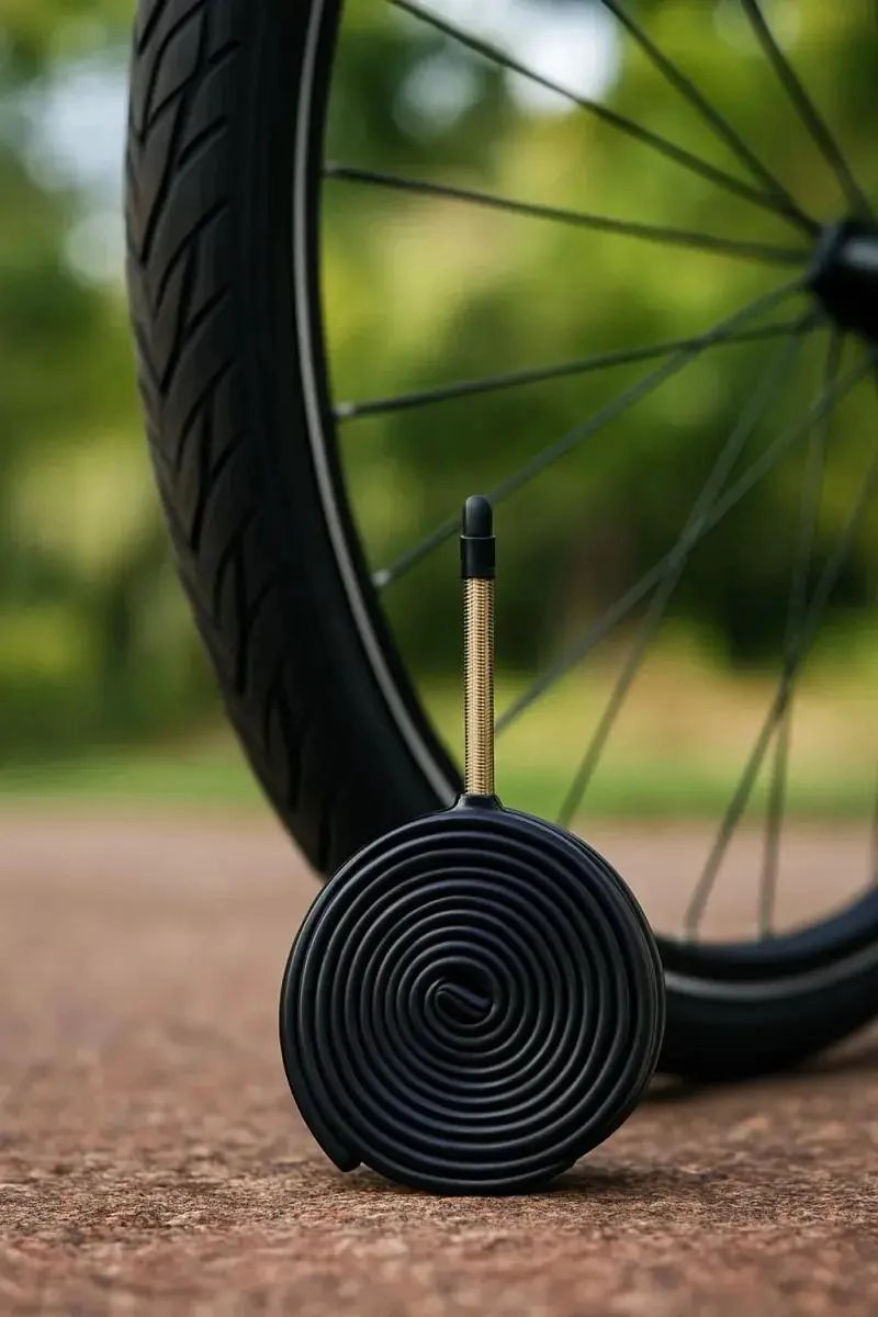 PAR DE CAMARAS PARA BICICLETA ARO 700X28 CON VALVULA FRANCESA - 4