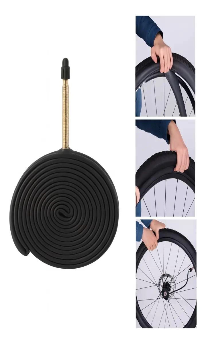PAR DE CAMARAS PARA BICICLETA ARO 700X28 CON VALVULA FRANCESA - 5