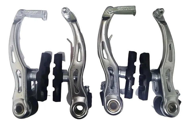 KIT COMPLETO DE FRENOS V-BRAKE DE ACERO PARA BICICLETA - 2