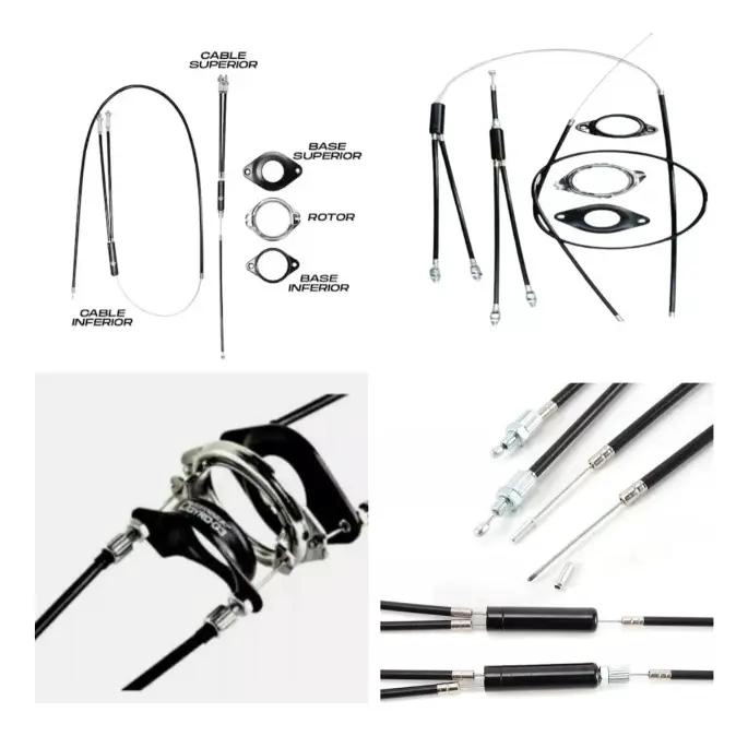 JUEGO DE CABLES PARA BICICLETA BMX CON ROTOR INCLUIDO - 1