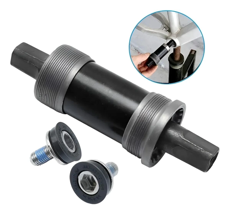 EJE DE MOTOR SELLADO PARA PEDALES DE BICICLETA 68X118 MM - 1