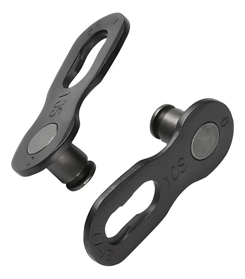 CONECTOR PARA CADENA DE BICICLETA 10 VELOCIDADES COLOR NEGRO - 1