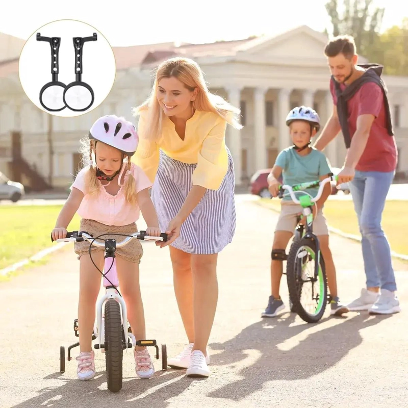 JUEGO DE RUEDAS LATERALES AUXILIARES PARA BICICLETA INFANTIL RESISTENTES Y SEGUN - 5