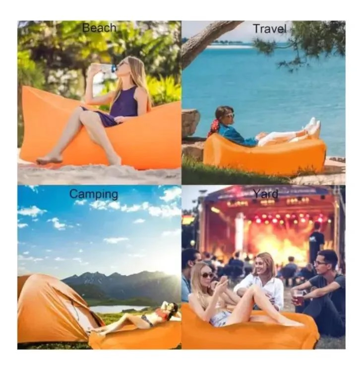 SOFA INFLABLE PORTATIL TIPO TUMBONA PARA CAMPING Y AIRE LIBRE - 3