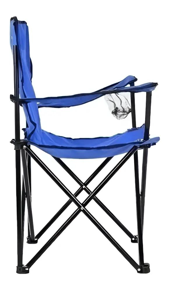 SILLA PLEGABLE PARA CAMPING Y PLAYA CON PORTA VASOS EN COLORES VARIADOS - 3