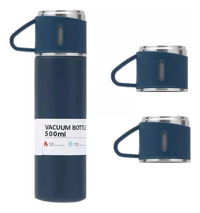 SET DE TERMO PARA BEBIDAS CALIENTES CON DOS TAZAS DE 500 ML - 2