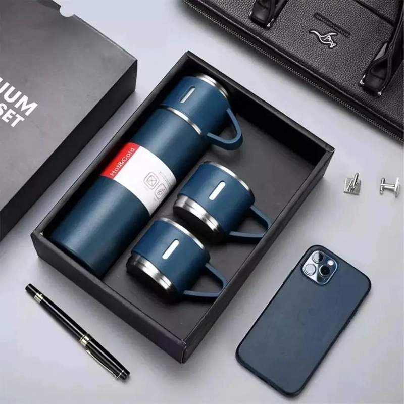 SET DE TERMO PARA BEBIDAS CALIENTES CON DOS TAZAS DE 500 ML - 4