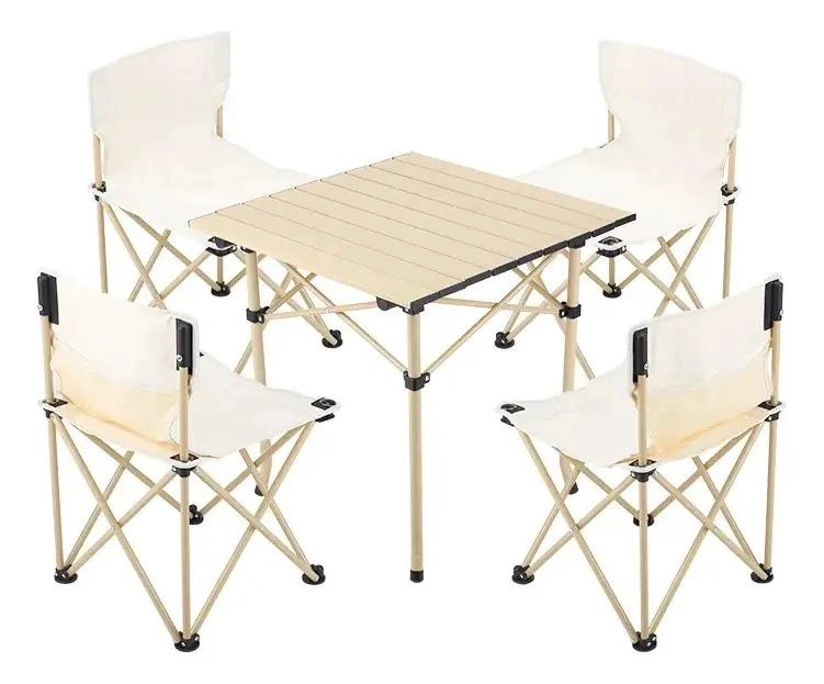 JUEGO PORTATIL DE MESA Y SILLAS PLEGABLES PARA CAMPING Y VIAJES - 3
