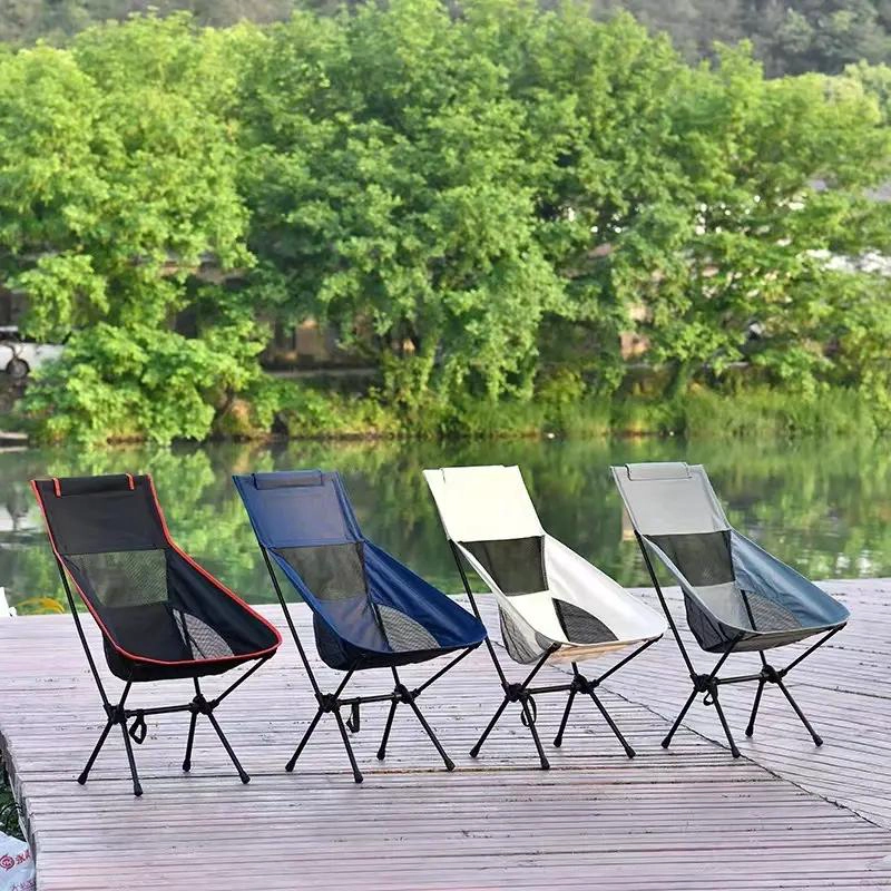 SILLA PLEGABLE PARA CAMPING Y PLAYA CON DISEÑO LARGO PARA MAYOR COMODIDAD - 3