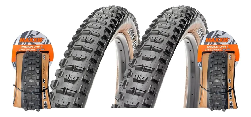 PACK DE 2 NEUMATICOS PARA BICICLETA 27.5X2.40 CON DISEÑO SKINWALL - 1