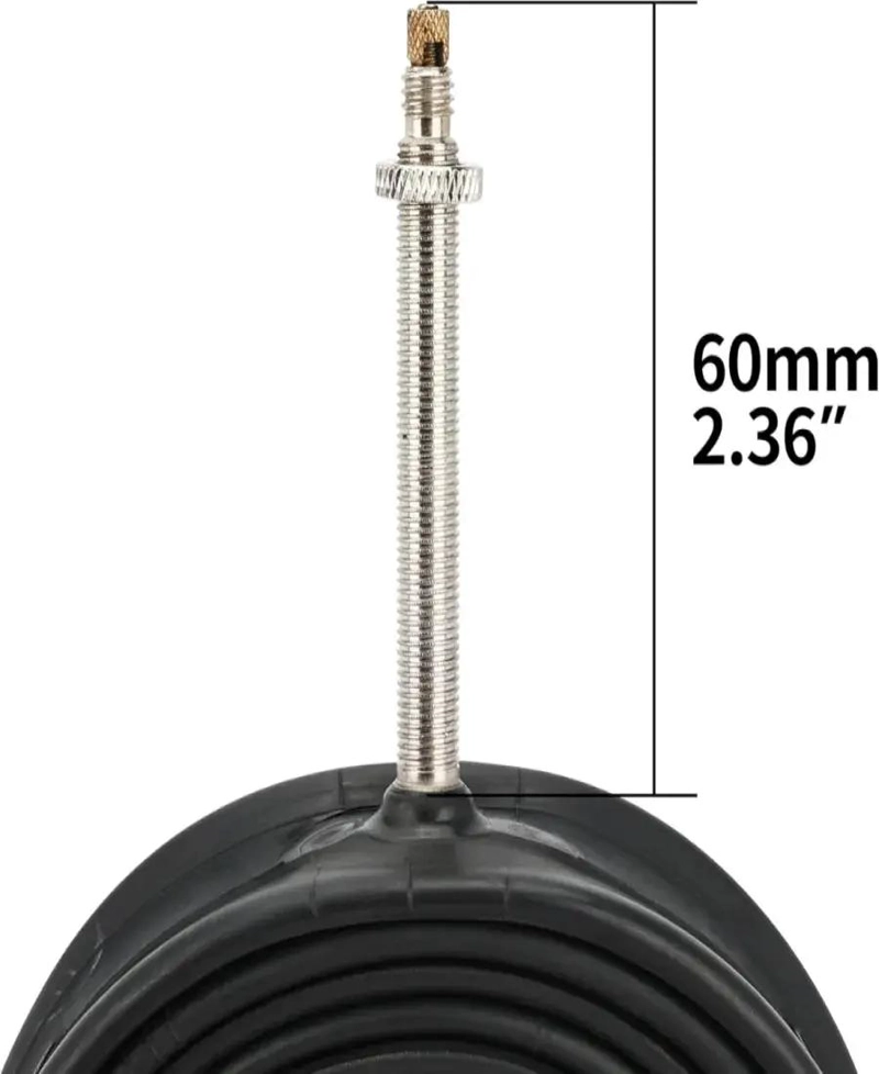 PAR DE CAMARAS PARA BICICLETA ARO 700X28C CON VALVULA FRANCESA - 3