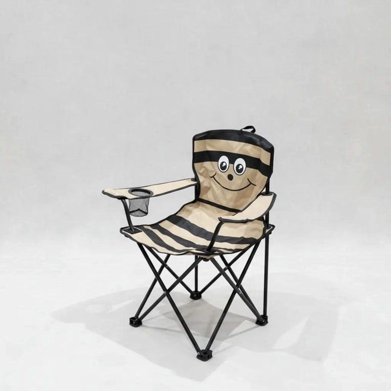 SILLA PLEGABLE PARA NIÑOS CON BOLSO Y PORTAVASO IDEAL PARA PLAYA Y CAMPING - 5