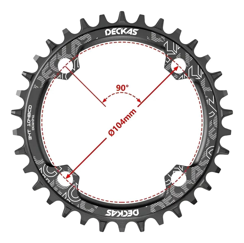 PLATO PARA BICICLETA REDONDO 38 DIENTES NARROW WIDE 104BCD - 1