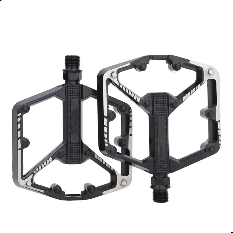 PEDALES PARA BICICLETA MTB CON RODAMIENTOS Y CUERPO DE ALUMINIO - 1