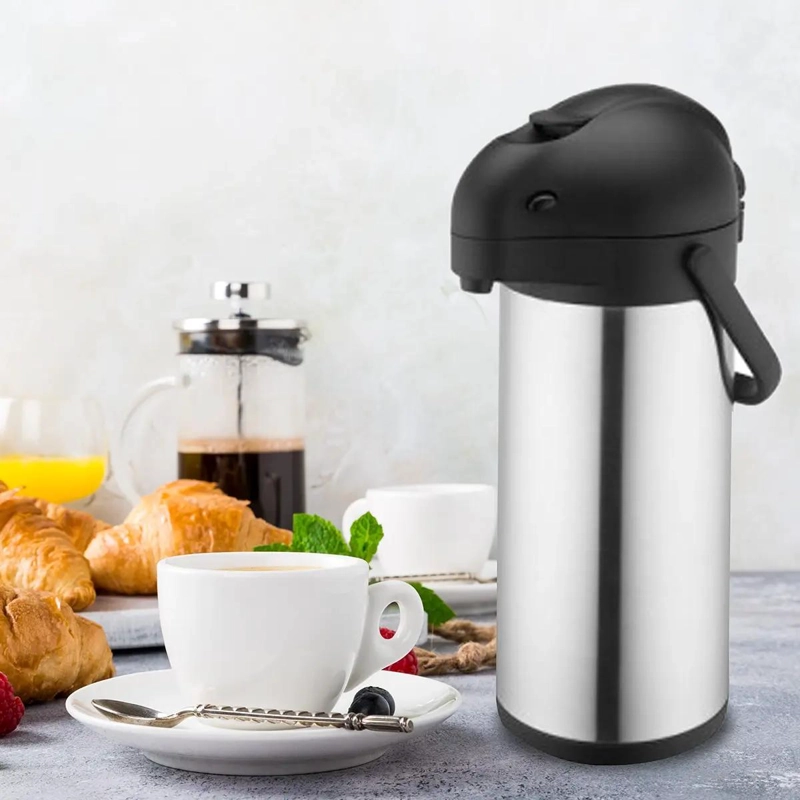 TERMO DE ACERO INOXIDABLE CON CAPACIDAD DE 3.5 LITROS Y SISTEMA AIRPOT - 2