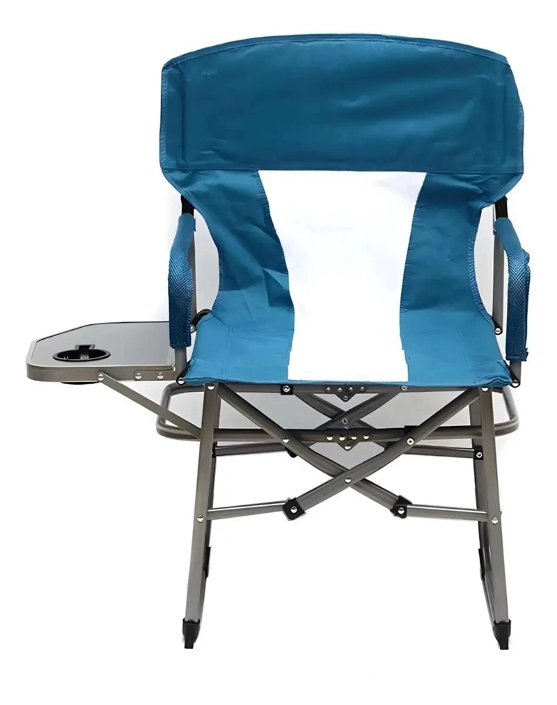 SILLA PLEGABLE PORTATIL PARA PLAYA Y CAMPING CON PORTA VASOS INTEGRADO - 4